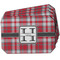 Red & Gray Plaid Octagon Placemat - Composite (MAIN)
