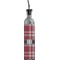 Red & Gray Plaid Oil Dispenser Bottle