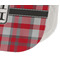 Red & Gray Plaid Old Burp Detail