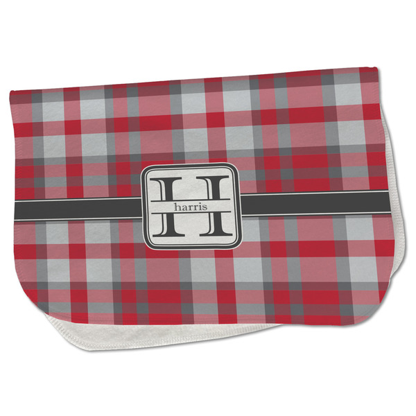 Red & Gray Plaid Old Burp Folded