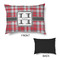 Red & Gray Plaid Outdoor Dog Beds - Medium - APPROVAL