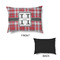 Red & Gray Plaid Outdoor Dog Beds - Small - APPROVAL