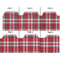 Red & Gray Plaid Page Dividers - Set of 6 - Approval