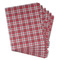 Red & Gray Plaid Page Dividers - Set of 6 - Main/Front