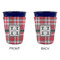 Red & Gray Plaid Party Cup Sleeves - without bottom - Approval