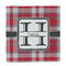 Red & Gray Plaid Party Favor Gift Bag - Gloss - Front