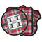 Red & Gray Plaid Patches Main