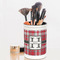 Red & Gray Plaid Pencil Holder - LIFESTYLE makeup