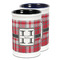 Red & Gray Plaid Pencil Holders Main