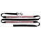 Red & Gray Plaid Personalized Dog Leash