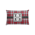 Red & Gray Plaid Pillow Case - Toddler (Personalized)