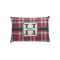 Red & Gray Plaid Pillow Case - Toddler - Front