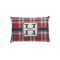 Red & Gray Plaid Pillow Case - Toddler (Personalized)