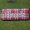 Red & Gray Plaid Putter Cover - Front