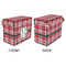 Red & Gray Plaid Recipe Box - Full Color - Approval