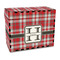 Red & Gray Plaid Recipe Box - Full Color - Front/Main