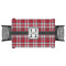 Red & Gray Plaid Rectangular Tablecloths - Top View