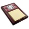 Red & Gray Plaid Red Mahogany Sticky Note Holder - Angle