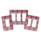 Red & Gray Plaid Rocker Light Switch Covers - Parent - ALL VARIATIONS