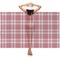 Red & Gray Plaid Sarong (with Model)
