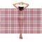 Red & Gray Plaid Sheer Sarong