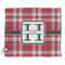 Red & Gray Plaid Security Blanket (Personalized)