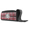 Red & Gray Plaid Shoe Bags - ANGLE (Open)