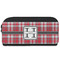 Red & Gray Plaid Shoe Bags - FRONT