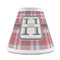 Red & Gray Plaid Chandelier Lamp Shade (Personalized)