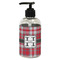 Red & Gray Plaid Small Soap/Lotion Bottle