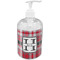 Red & Gray Plaid Bathroom Accessories Set (Personalized)