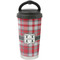 Red & Gray Plaid Stainless Steel Travel Cup