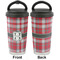 Red & Gray Plaid Stainless Steel Travel Cup - Apvl