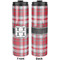 Red & Gray Plaid Stainless Steel Tumbler 20 Oz - Approval