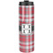 Red & Gray Plaid Stainless Steel Skinny Tumbler - 20 oz (Personalized)