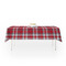 Red & Gray Plaid Tablecloths (58"x102") - MAIN