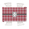 Red & Gray Plaid Tablecloths (58"x102") - MAIN (top view)