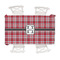 Red & Gray Plaid Tablecloth - 58"x102" (Personalized)