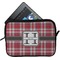 Red & Gray Plaid Tablet Case / Sleeve (Personalized)