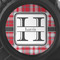 Red & Gray Plaid Tape Measure - 25ft - detail