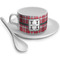 Red & Gray Plaid Tea Cup Single
