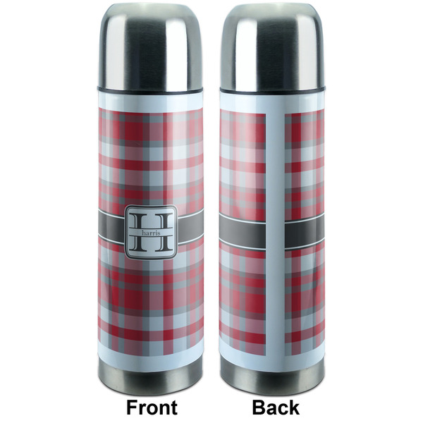 Red & Gray Plaid Thermos - Apvl