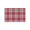 Red & Gray Plaid Tissue Paper Sheets - Small - Heavyweight