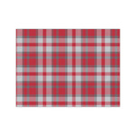 Red & Gray Plaid Medium Tissue Papers Sheets - Lightweight