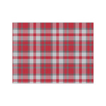 Red & Gray Plaid Tissue Paper Sheets - Medium - Lightweight