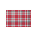 Red & Gray Plaid Tissue Paper Sheets - Small - Lightweight