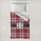Red & Gray Plaid Toddler Duvet Cover Only