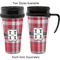 Red & Gray Plaid Travel Mugs - with & without Handle