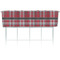Red & Gray Plaid Valance