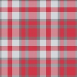 Red & Gray Plaid Wallpaper & Surface Covering (Peel & Stick 24"x 24" Sample)